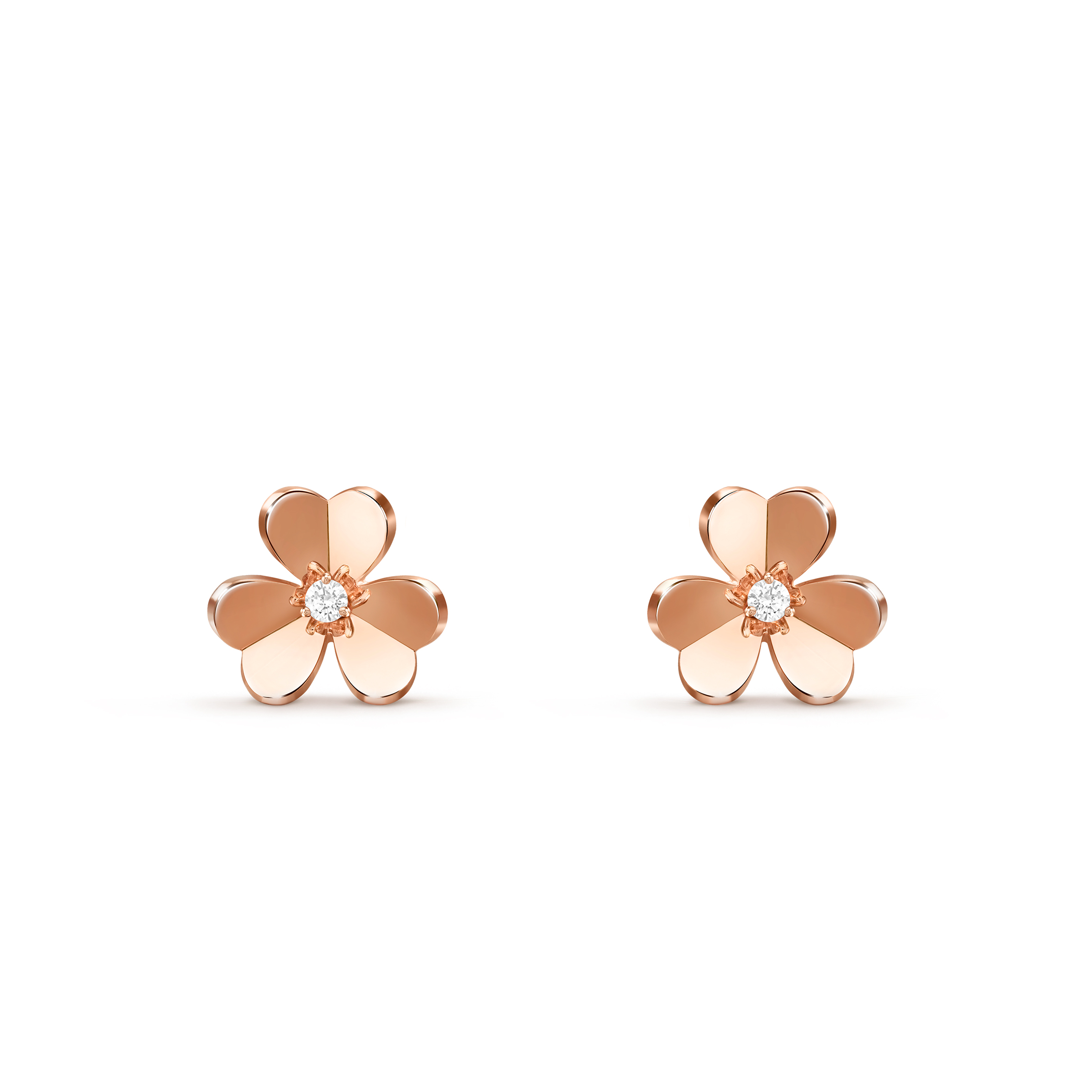 VAN CLEEF ARPELS FRIVOLE EARRINGS, SMALL MODEL VCARPFBK00